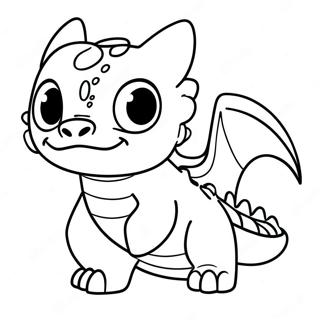 Night Fury Coloring Page | Night Fury coloring page