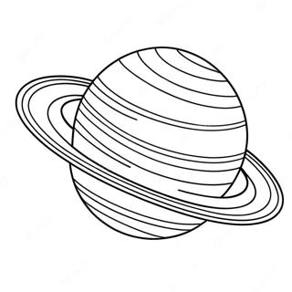 Saturn Planet Coloring Page | Saturn coloring page