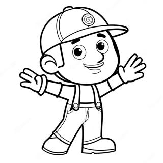 Handy Manny Coloring Page | Handy Manny coloring page