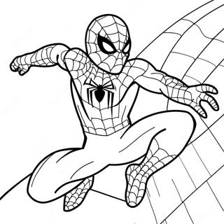 Spiderman Coloring Page | Spiderman and Hello Kitty coloring page