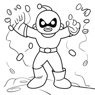 Goo Jit Zu Heroes in Action Coloring Page | Goo Jit Zu coloring page