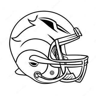 Denver Broncos Logo Coloring Page | Denver Broncos coloring page