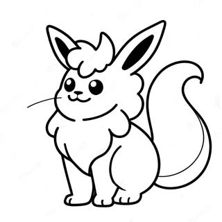 Flareon Coloring Page | Flareon coloring page