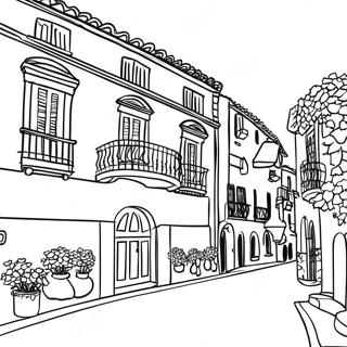 Spain Coloring Page | Spain coloring page
