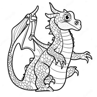 Water Dragon Coloring Page | Water Dragon Dragon coloring page