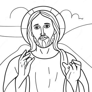 Jesus Loves You Coloring Page | Jesus Loves You coloring page