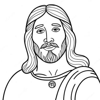 Jesus Te Ama Páginas para Colorir