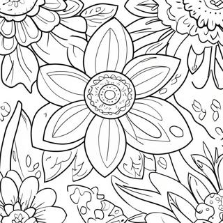 Sorry for Your Loss Floral Coloring Page | Sorry for Your Loss coloring page