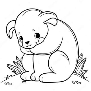 Comforting Animals Coloring Page | Sorry for Your Loss coloring page