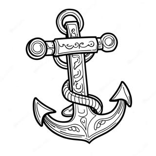 Anchor Coloring Page | Anchor coloring page