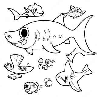 Shark Week Coloring Page | Shark Week coloring page