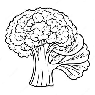Broccoli Coloring Page | Broccoli coloring page