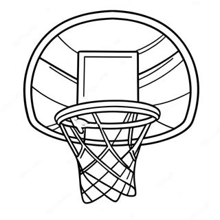 Basketbalring Kleurplaten
