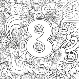 Number 8 Coloring Page | Number 8 coloring page