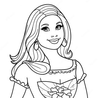 Bibble Barbie Coloring Page | Bibble Barbie coloring page