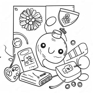 Pósteres De Salud Páginas para Colorear