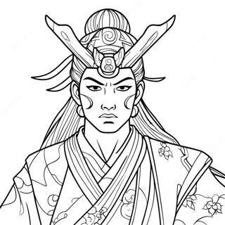 Tengen Uzui Coloring Page | Tengen Uzui coloring page