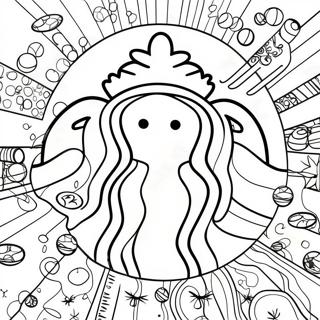 Starbucks Kawaii Coloring Pages
