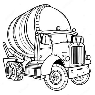 Cementwagen Kleurplaten