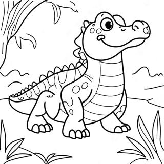 Crocodile Coloring Page | Crocodile coloring page