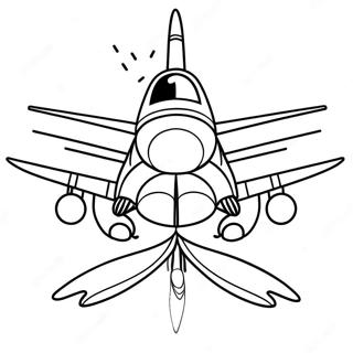 F18 Fighter Jet Coloring Page | F18 Fighter Jet coloring page