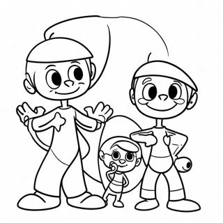 Jetsons Family Coloring Page | Jetsons coloring page