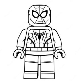 Lego Spiderman Coloring Page | Lego Spiderman coloring page