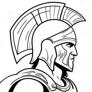 Spartan Halaman Mewarnai