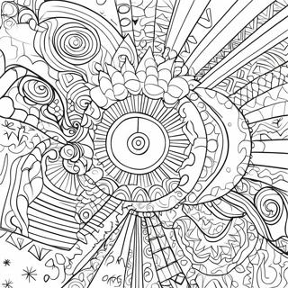 Mind Blowing Optical Illusion Coloring Page | Mind Blowing Optical Illusion coloring page