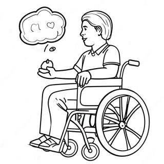 Disability Awareness Coloring Page | Disability Awareness coloring page