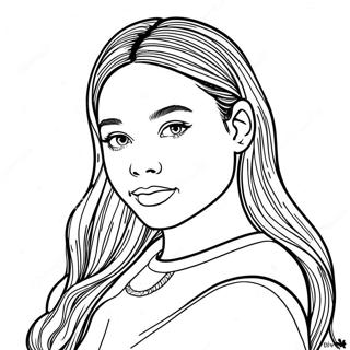 Olivia Rodrigo Coloring Page | Olivia Rodrigo coloring page