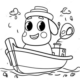 Skipper in a Colorful Adventure Coloring Page | Skipper coloring page