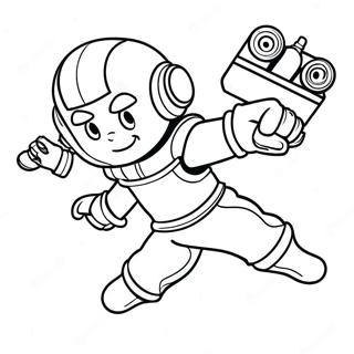 Mini Force Coloring Page | Mini Force coloring page