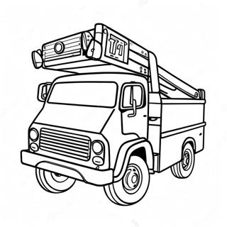 Tow Truck Coloring Page | Tow Truck coloring page