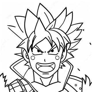 Bakugo Páginas para Colorear