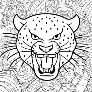 Jacksonville Jaguars Logo Coloring Page | Jacksonville Jaguars coloring page
