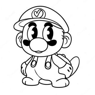 Cappy Mario Odyssey Coloring Page | Cappy Mario Odyssey coloring page