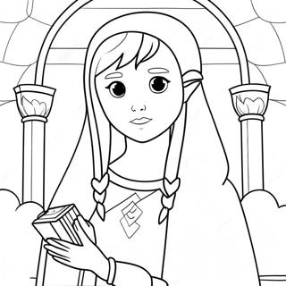 Nimona Coloring Page | Nimona coloring page