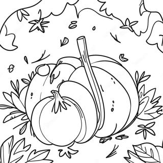 First Day of Fall Coloring Page | First Day of Fall coloring page