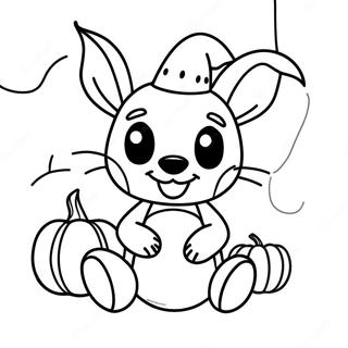 Halloween Stitch Coloring Page | Halloween Stitch coloring page