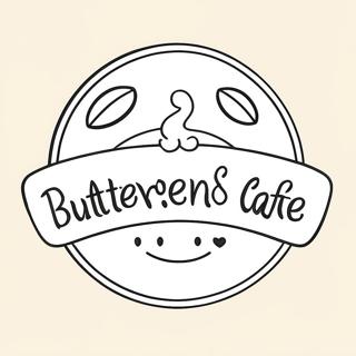 Butterbean Cafe Logo Coloring Page | Butterbean Cafe coloring page