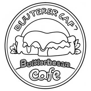 Café Butterbean Páginas para Colorir
