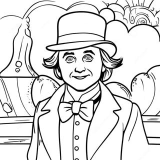 Willy Wonka Coloring Page | Willy Wonka coloring page
