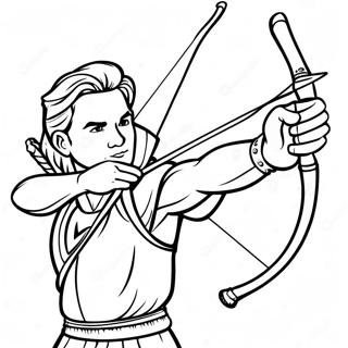 Bow and Arrow Coloring Page | Bow and Arrow coloring page