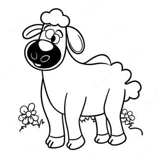 Shaun the Sheep Coloring Page | Shaun the Sheep coloring page