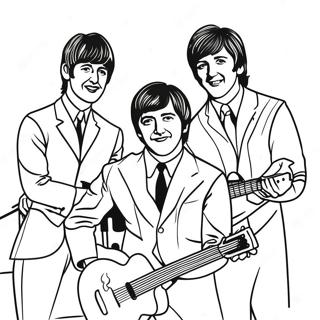 Beatles Coloring Page | Beatles coloring page
