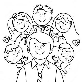 Jag älskar min familj Målarbild | Jag älskar min familj målarbild