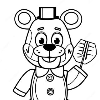 Puppet FNAF Coloring Page | Puppet FNAF coloring page
