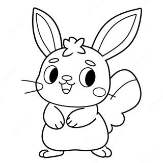 Scorbunny Coloring Page | Scorbunny coloring page