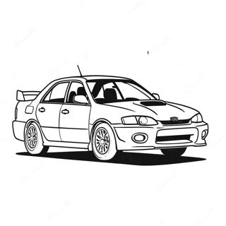 Subaru Coloring Page | Subaru coloring page